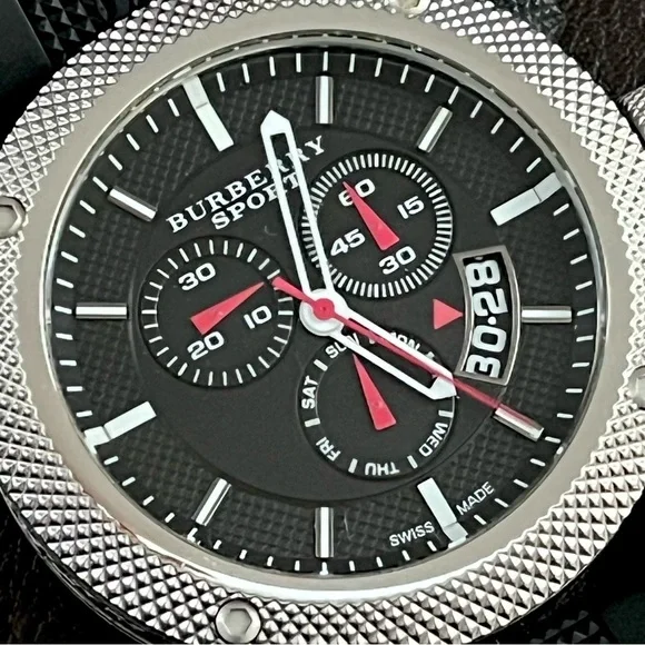 Burberry Sport Chronograph Mens Watch BU7700 Swiss Quartz Movement - Picture 5 of 16